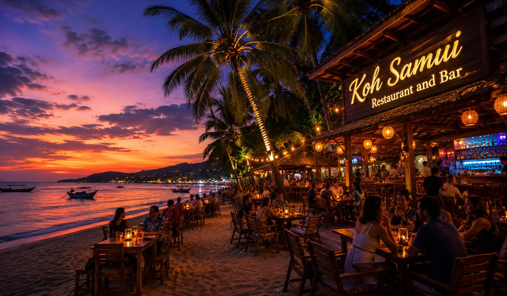 Koh Samui Nightlife Guide : The Best Beach Parties, Bars, Night Markets & Hidden Night Experiences in Thailand